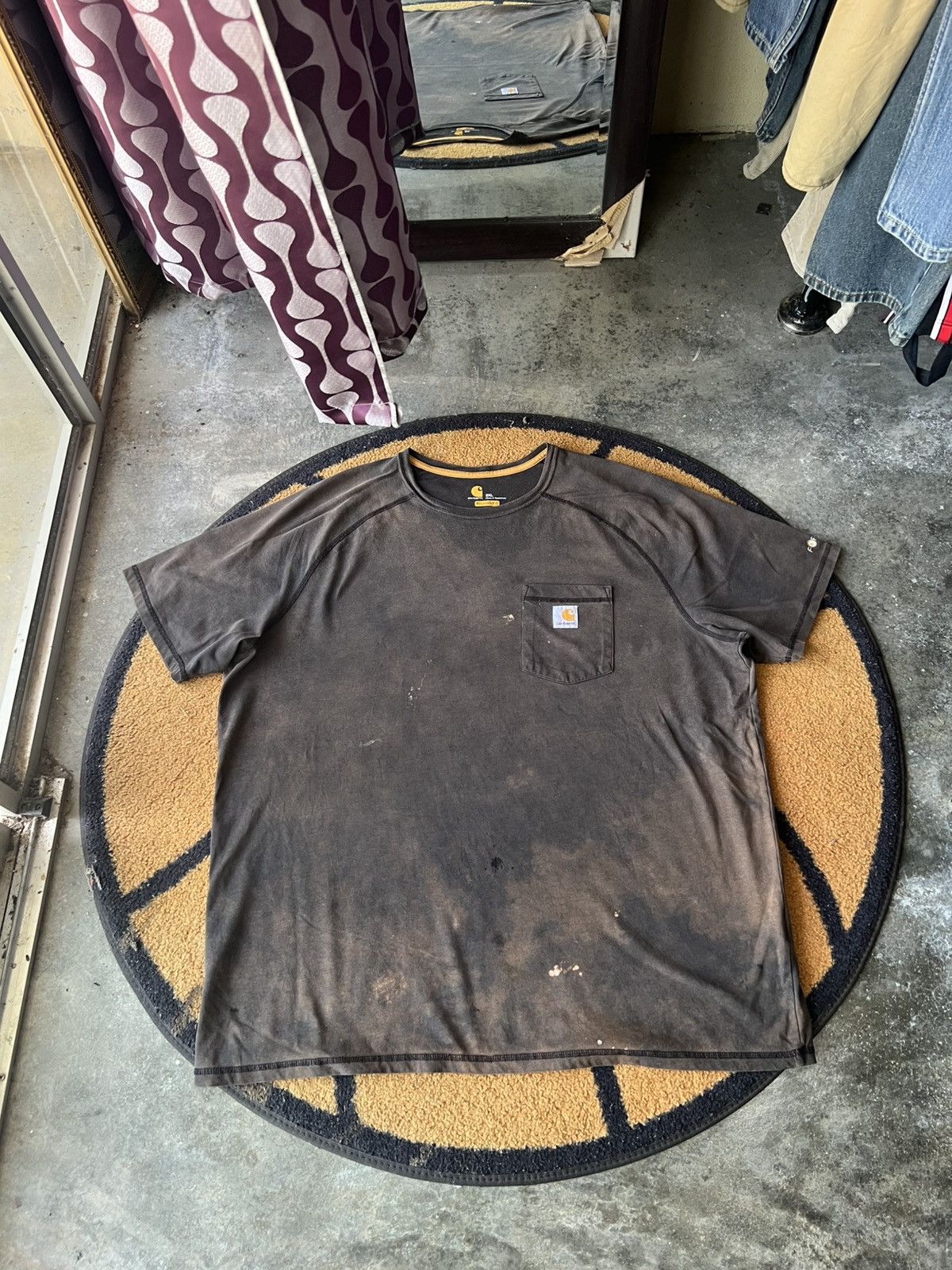 Carhartt 🔥Sun Faded Carhartt Force Pocket Tee Size US XXL / EU 58 / 5 - 1 Thumbnail