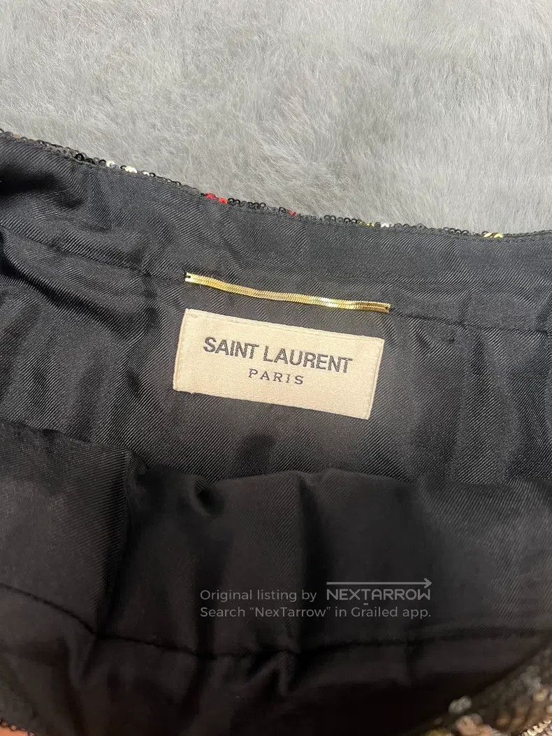 Saint Laurent Paris Saint Laurent Paris size F36 Pleated Skirt Size 26" / US 2 / IT 38 - 3 Thumbnail