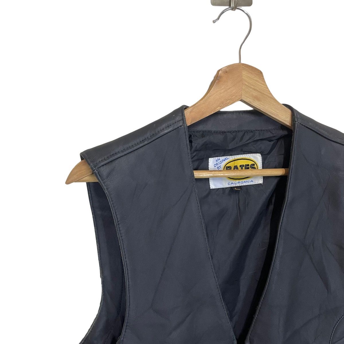 Bates Hats BATES LEATHERS RIDERS RACING SLEEVELESS JACKET Size US S / EU 44-46 / 1 - 15 Thumbnail