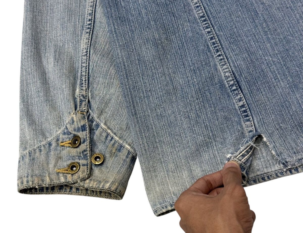 Edwin Vintage Edwin Chore Worker Distressed Denim Jacket Size US M / EU 48-50 / 2 - 17 Thumbnail