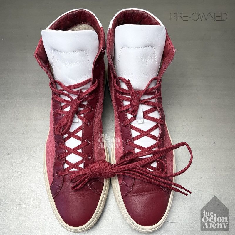 Common Projects Common Projects Vintage Tournament High Cranberry Red Size US 12 / EU 45 - 7 Thumbnail