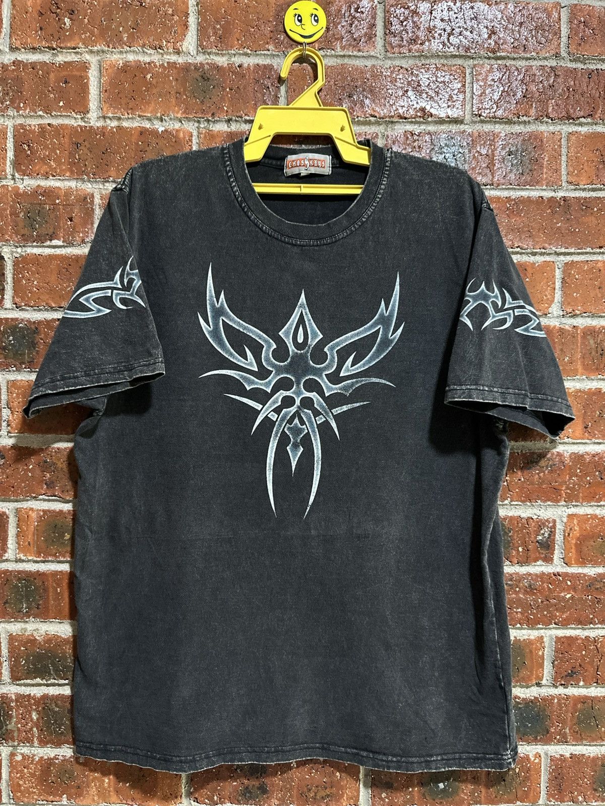 Vintage Vintage Crosskeys Graphic Faded Tee Size US XL / EU 56 / 4 - 2 Thumbnail