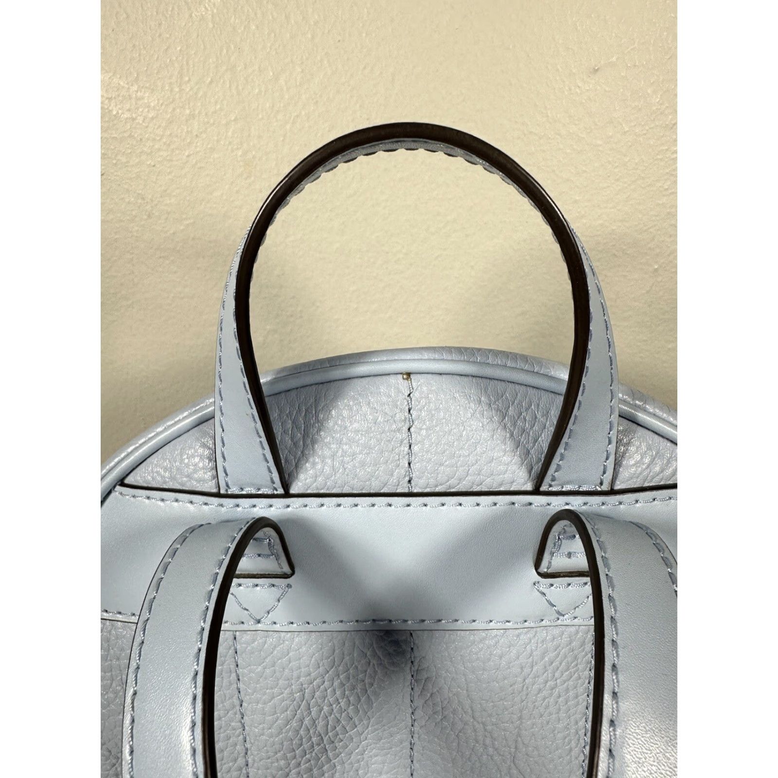 Michael Kors **Michael Kors Kenly Medium Blue Pebbled Leather Women's Backpack** User: Michael Kors Kenly Medium Blue Pebbled Leather Women's Backpack Size ONE SIZE - 7 Thumbnail