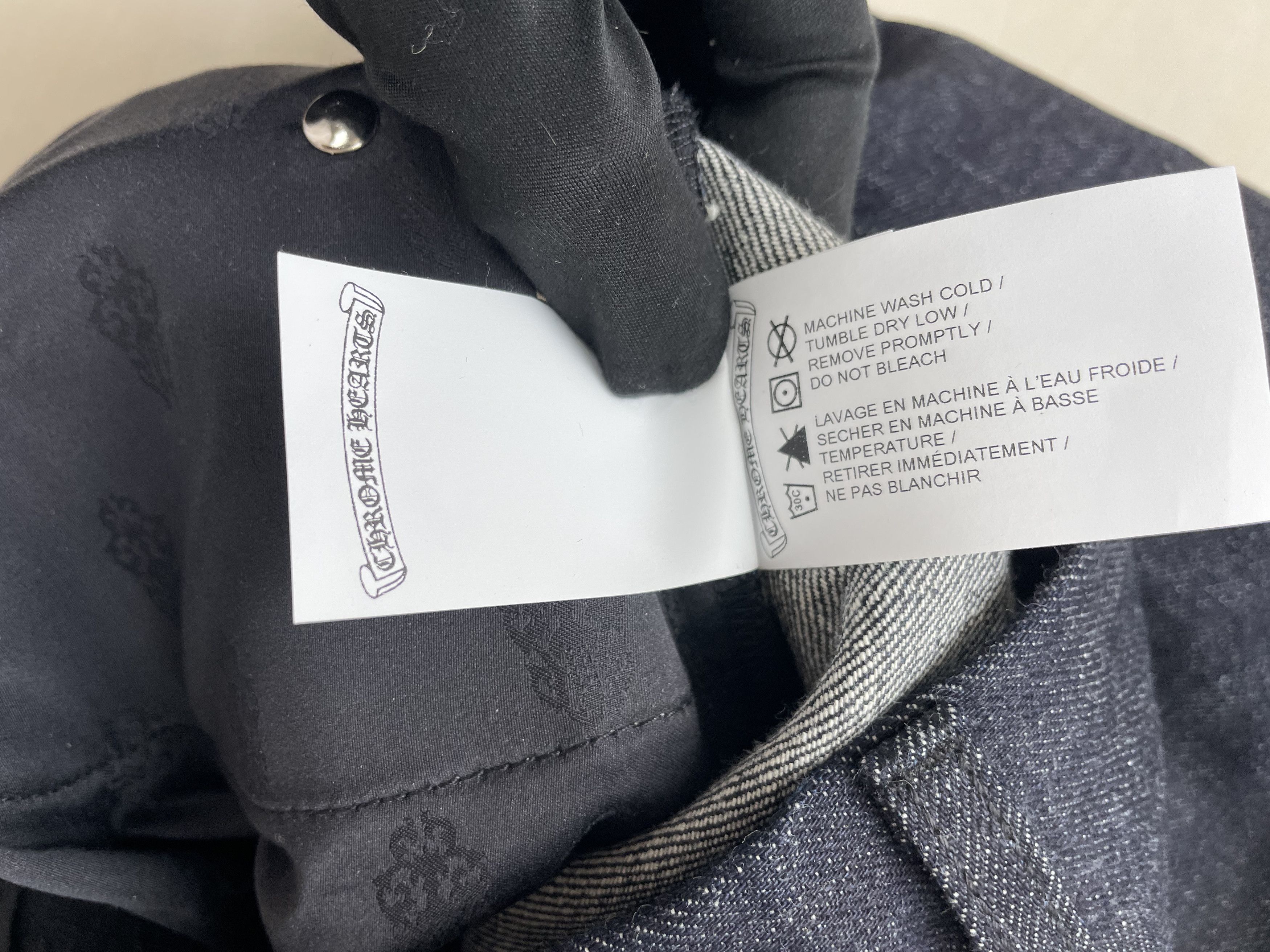 Chrome Hearts Chrome Hearts KS Cross Button Indigo Jeans Size 24" / US 00 / IT 34 - 11 Thumbnail