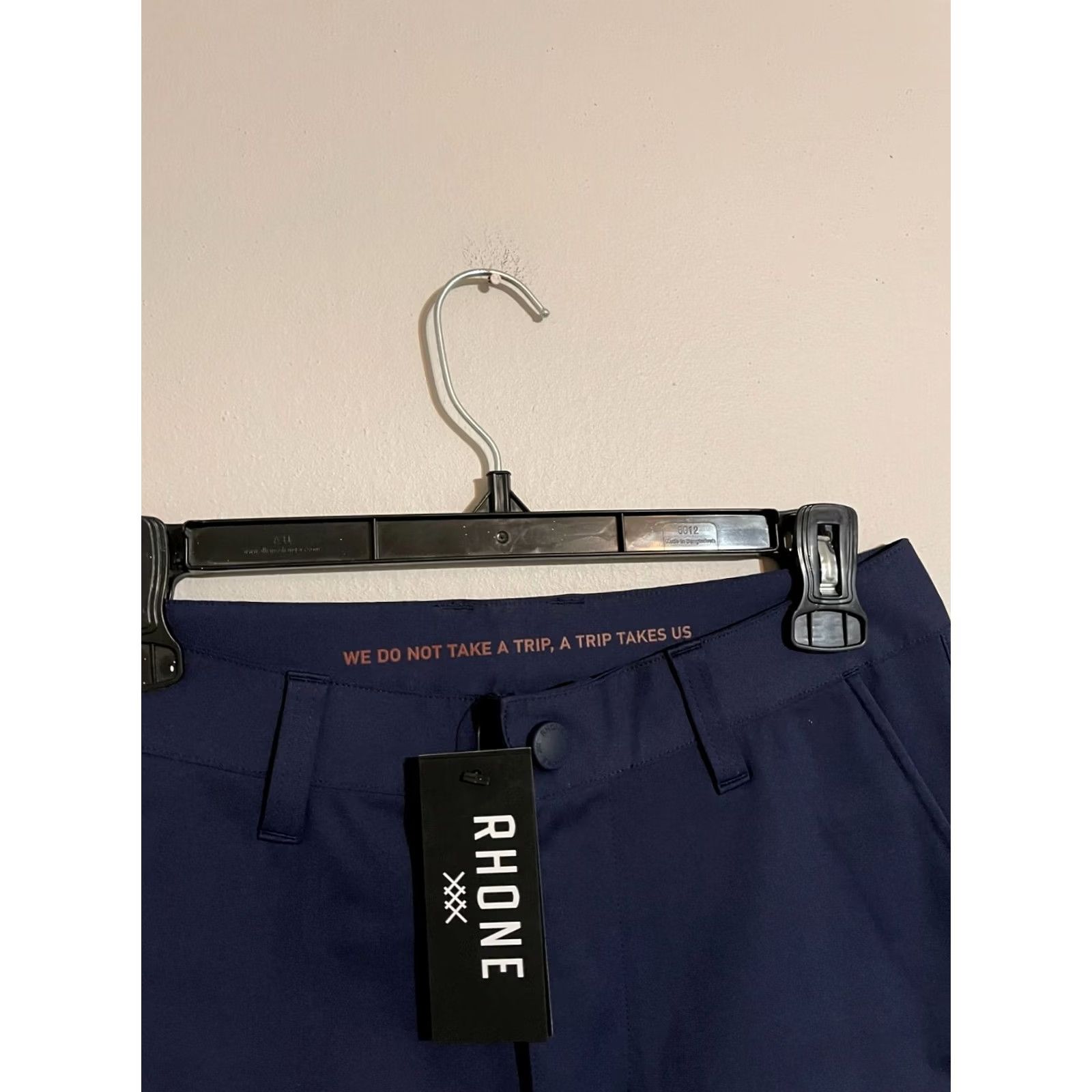 Rhone Rhone Commuter Pant Athletic Casual Navy Blue Khaki Pants - Men 28 Slim Straight Inseam 33 Navy Mens Brand New Size US 28 / EU 44 - 2 Thumbnail
