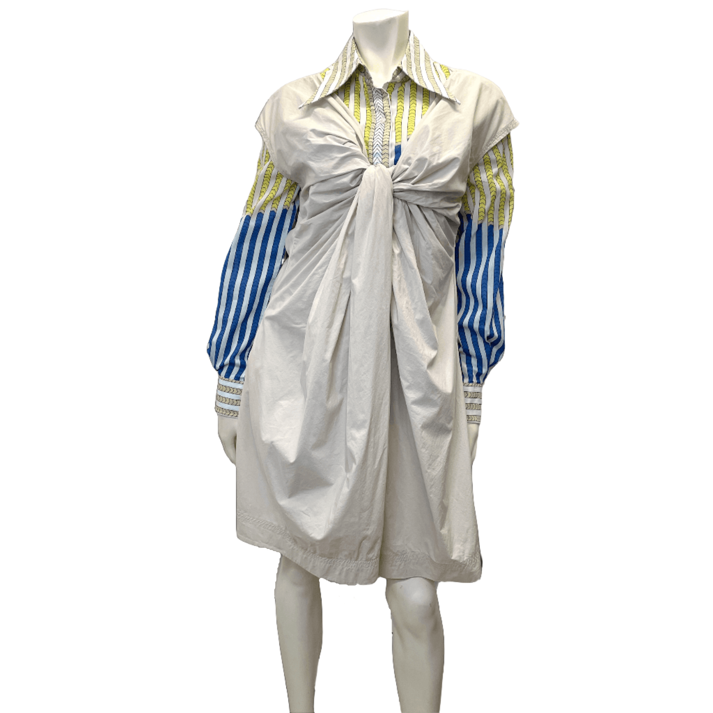 Lanvin Lanvin Vintage Y2K Designer Crossover Tunic Dress Size M Size M / US 6-8 / IT 42-44 - 1 Thumbnail