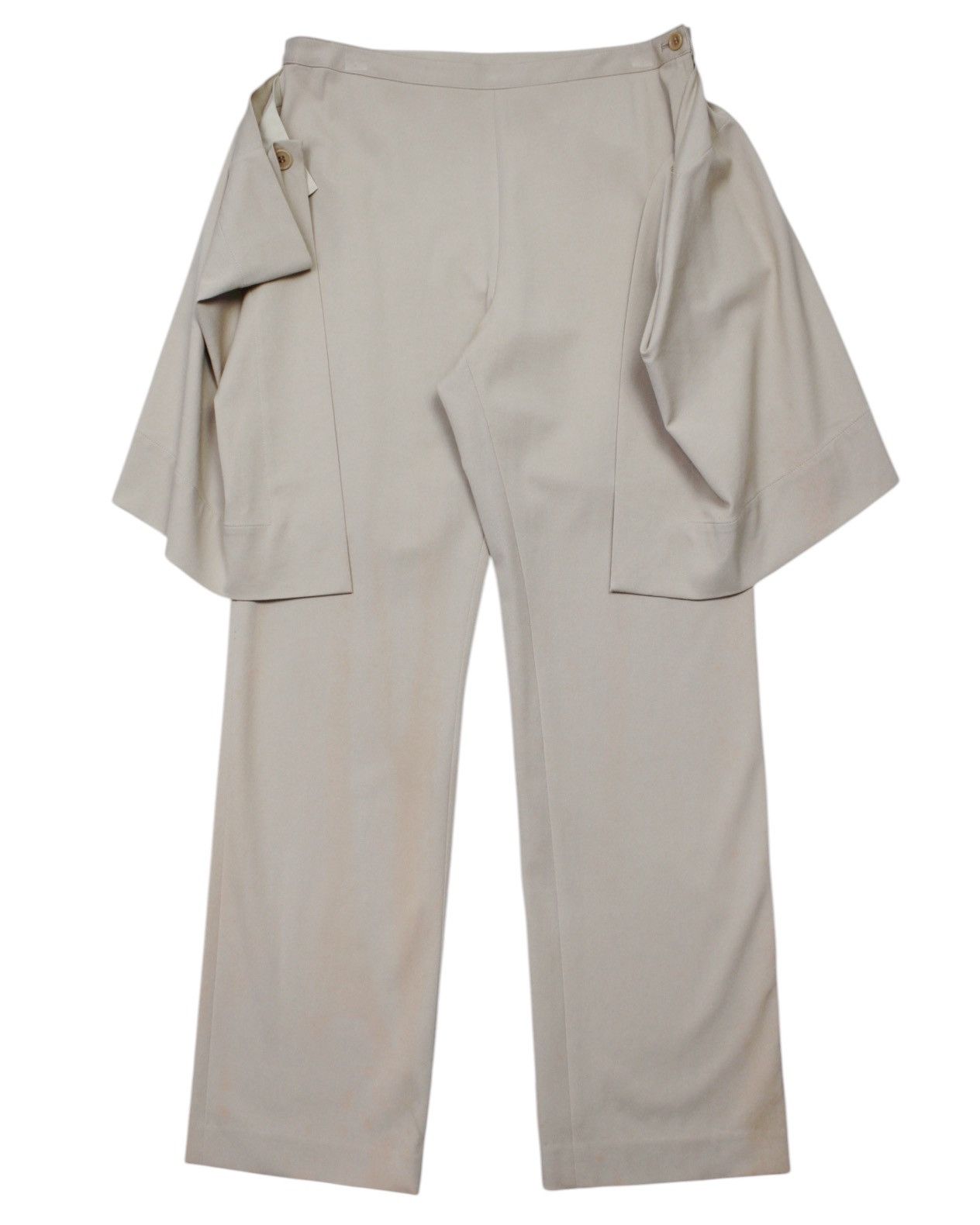 Issey Miyake AW2014 ISSEY MIYAKE WRAP-OVER STRUCTURED HYBRID SKIRT-PANTS Size 29" - 1 Thumbnail