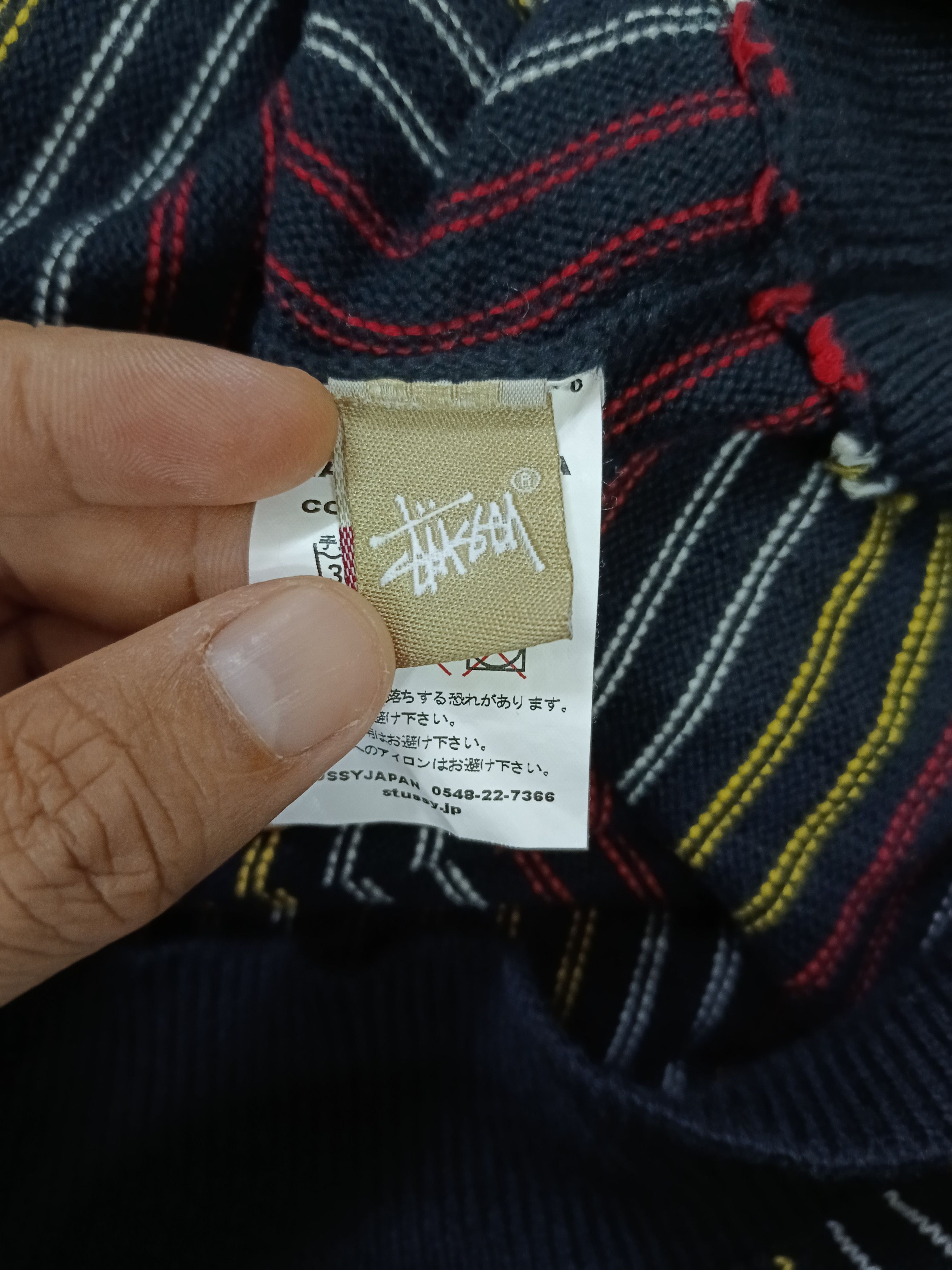 Stussy OG🔥GRAIL STUSSY CARDIGAN KNIT Size US L / EU 52-54 / 3 - 6 Thumbnail