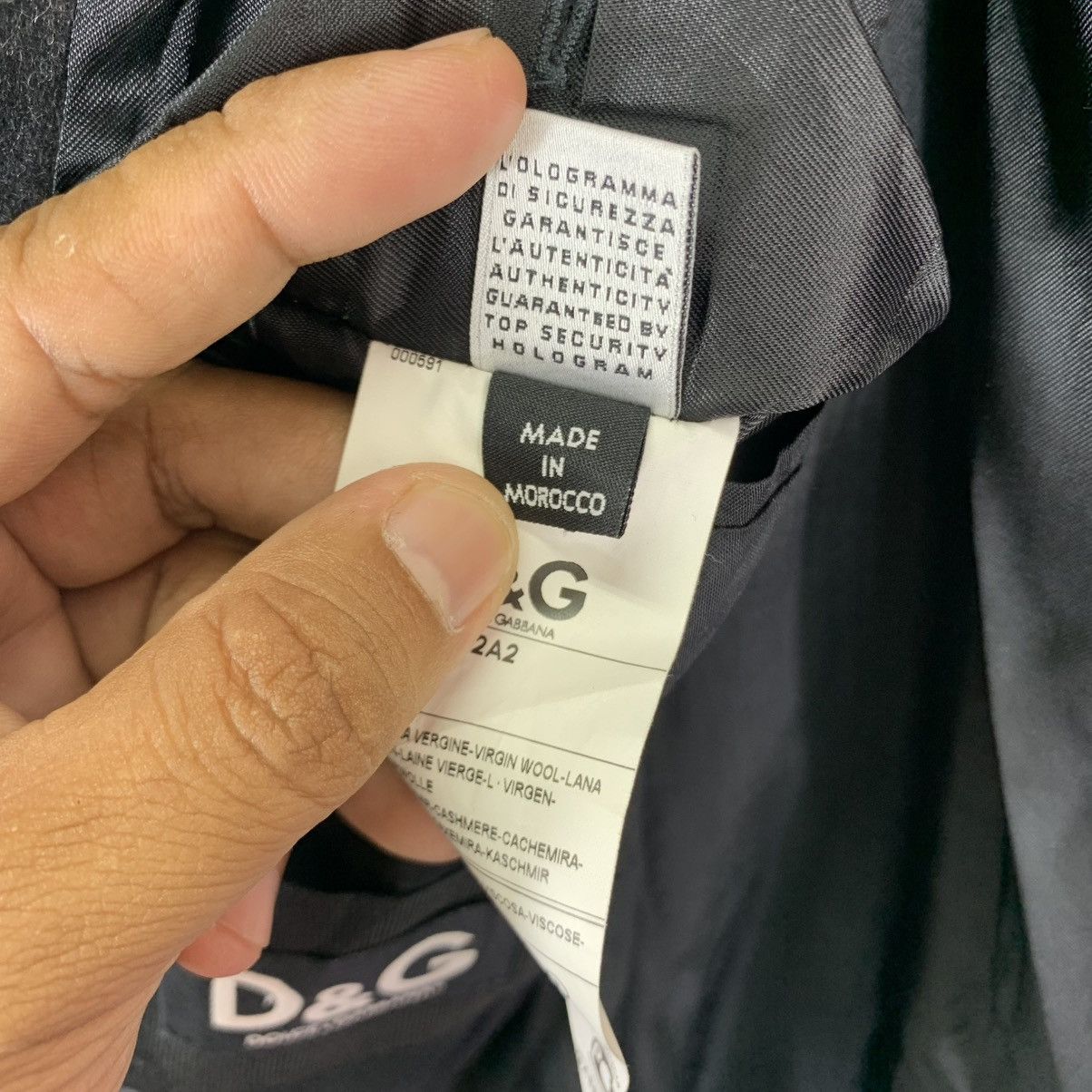 Dolce & Gabbana × Vintage DOLCE AND GABBANA OVERCOAT WOOL Size US L / EU 52-54 / 3 - 11 Thumbnail