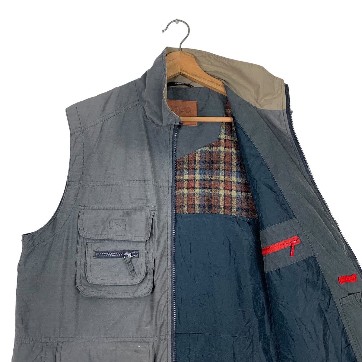 Zippo ZIPPO Sun Faded Multipocket Vest Utility Vest #0914-C41 Size US L / EU 52-54 / 3 - 10 Thumbnail