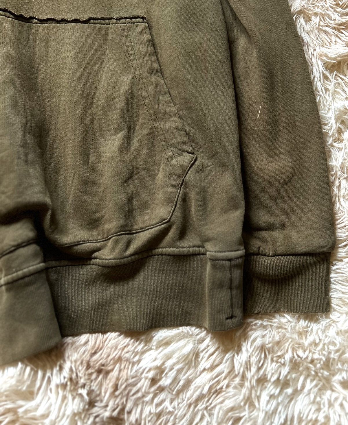 Stone Island 💥CRAZY💥 RARE COLOURED DISTRESSED STONE ISLAND GARMENT HOODIE Size US L / EU 52-54 / 3 - 3 Thumbnail