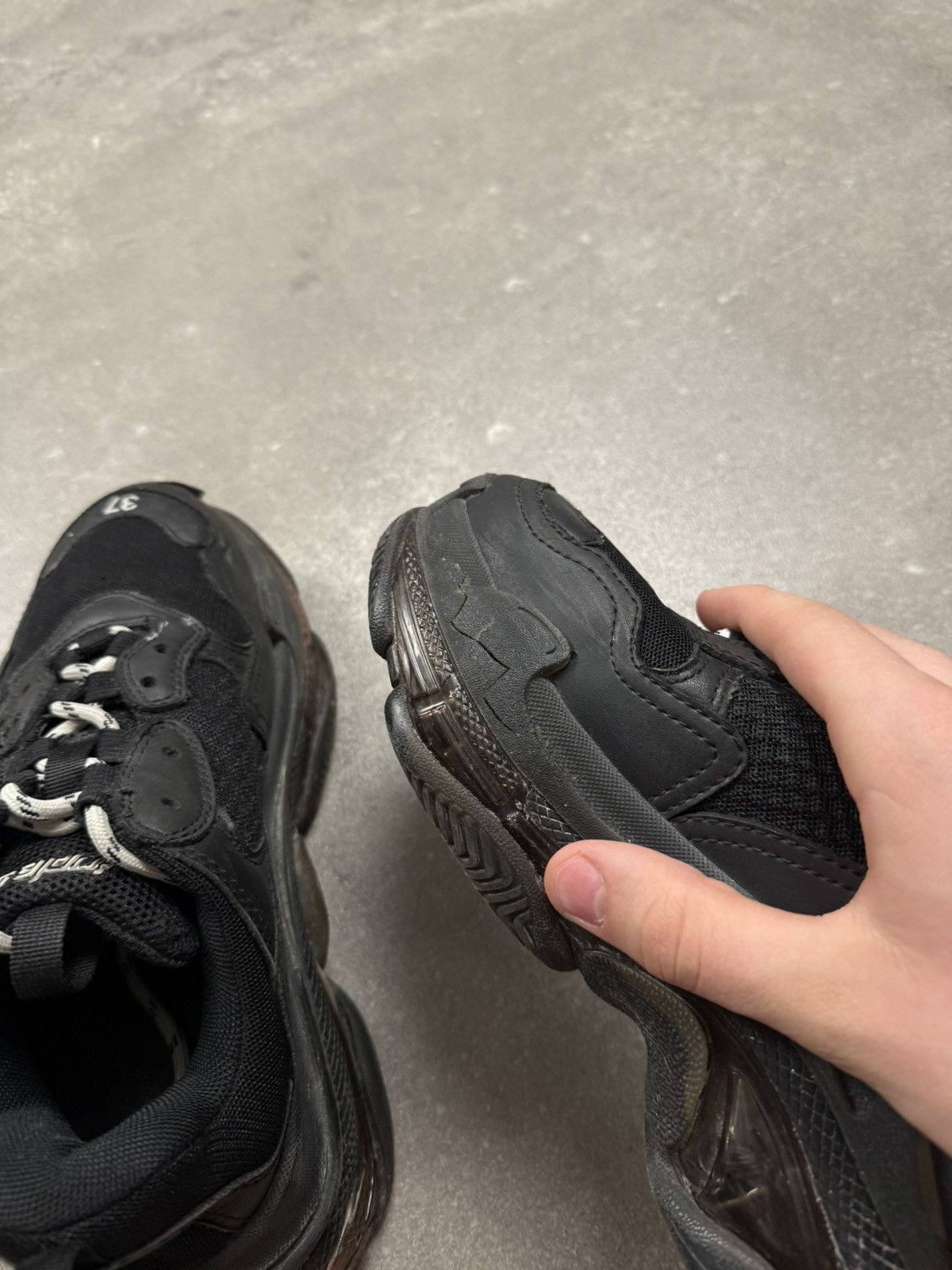 Balenciaga Balenciaga triple S shoes sneakers opium archive 3XL Size US 7 / IT 37 - 10 Thumbnail