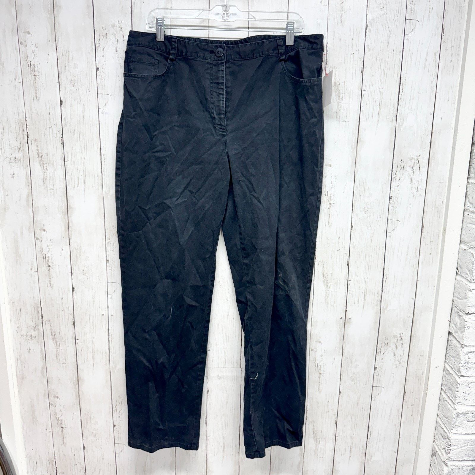 Anne Klein Anne Klein Pants Size 16 Stretch High Rise Straight Jeans Size 38" / US 16 / IT 52 - 1 Thumbnail