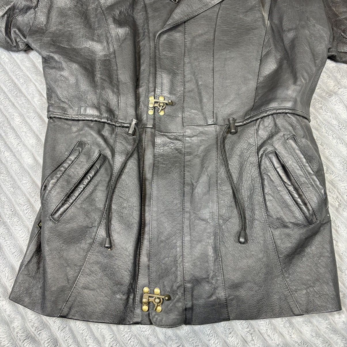 Other CIDPAO Men’s Genuine Leather Jacket L Coat black Zip Snap Size US L / EU 52-54 / 3 - 7 Thumbnail