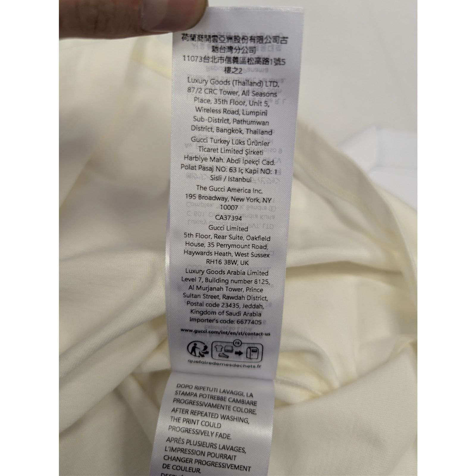 Gucci o1rshd1 Firenze 1921 cotton T-shirt in White Size US M / EU 48-50 / 2 - 21 Thumbnail