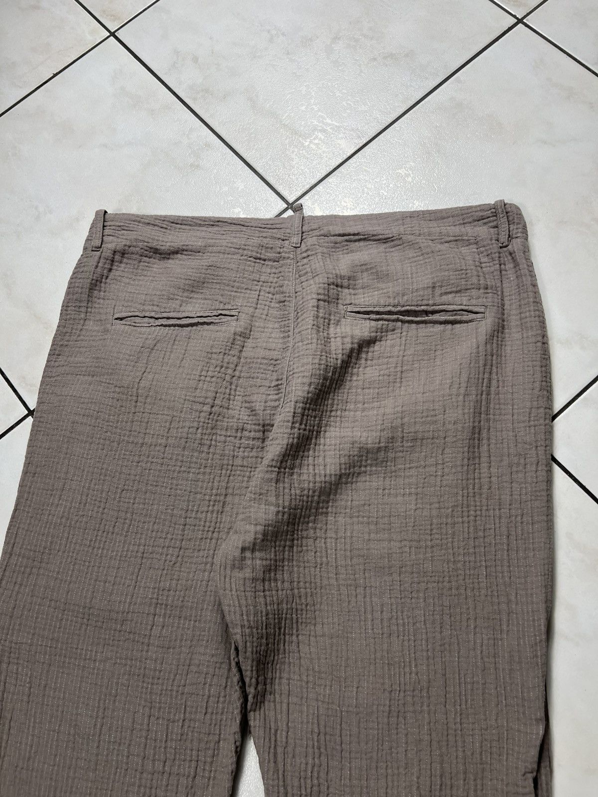 hannes roether Hannes Roether avant garde shrunk patterned pants Size US 34 / EU 50 - 10 Thumbnail
