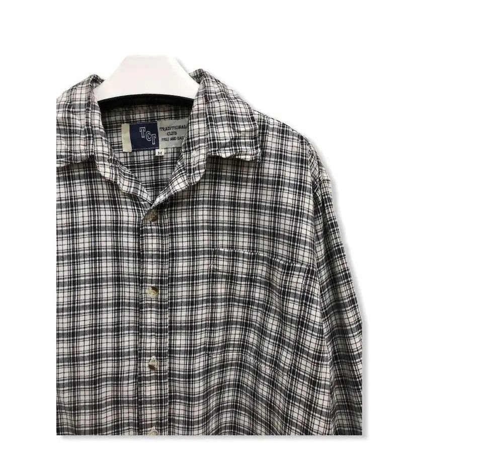 Flannel Vintage TCF Plaid Tartan Flannel Shirt 👕 Size US M / EU 48-50 / 2 - 2 Thumbnail
