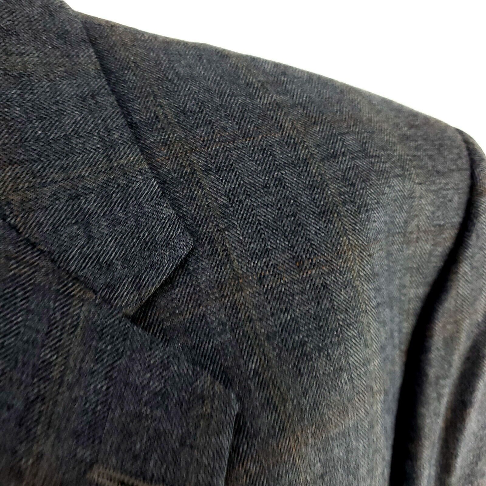 Joseph Abboud Joseph Abboud Nordstrom Wool 3 Button Sport Coat 42R Gray Bl Size 42R - 2 Thumbnail