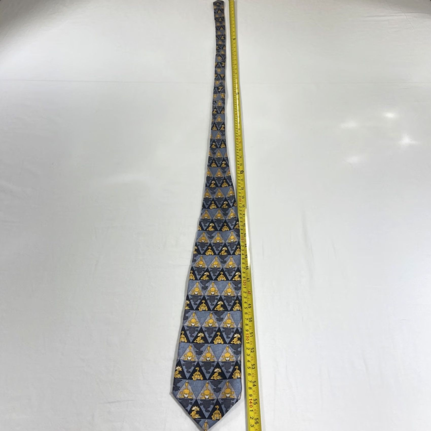 Vintage VINTAGE Garfield Neck Tie 58" Keith Daniels Neckwear AOP 100% Silk 90s Tie Men Blue Garfield 1990s Silk Designer Fashion Mens Size ONE SIZE - 2 Thumbnail