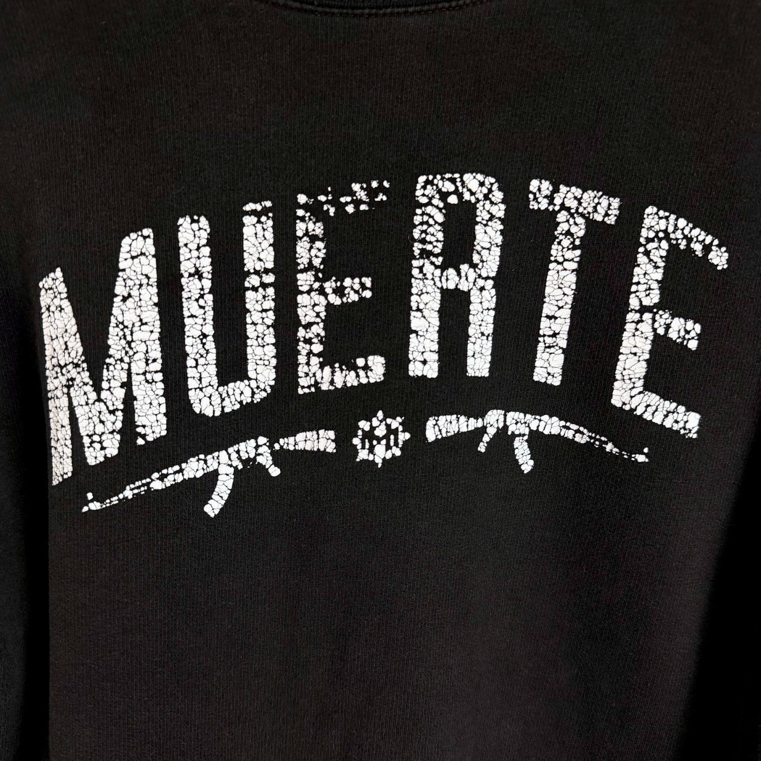 Gildan Men's Hasta Muerte Black Crewneck Sweatshirt Hustle Money- M Size US M / EU 48-50 / 2 - 2 Thumbnail