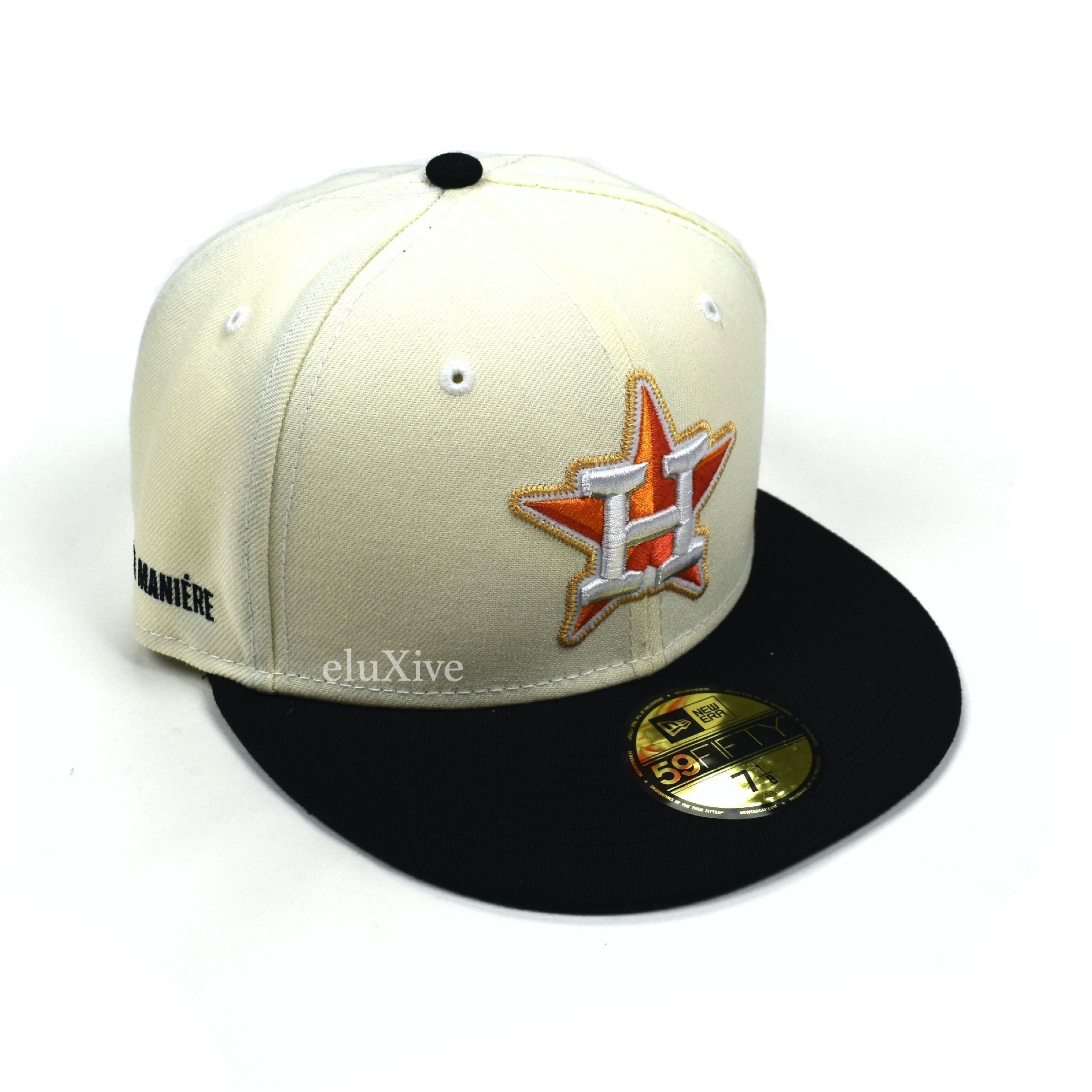 A Ma Maniere × New Era A Ma Maniere New Era Houston Astros Fitted Hat Black 7 1/2 Size ONE SIZE - 1 Preview