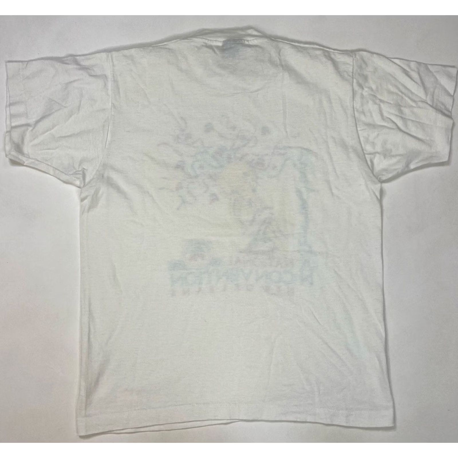 Vintage VTG Republican Convention 1988 T-shirt Men Medium 80s Single Stitch White Graphic Print Crew Neck Storm Screen Stars 80s POLITICS USA Vintage Mens Size US M / EU 48-50 / 2 - 7 Thumbnail