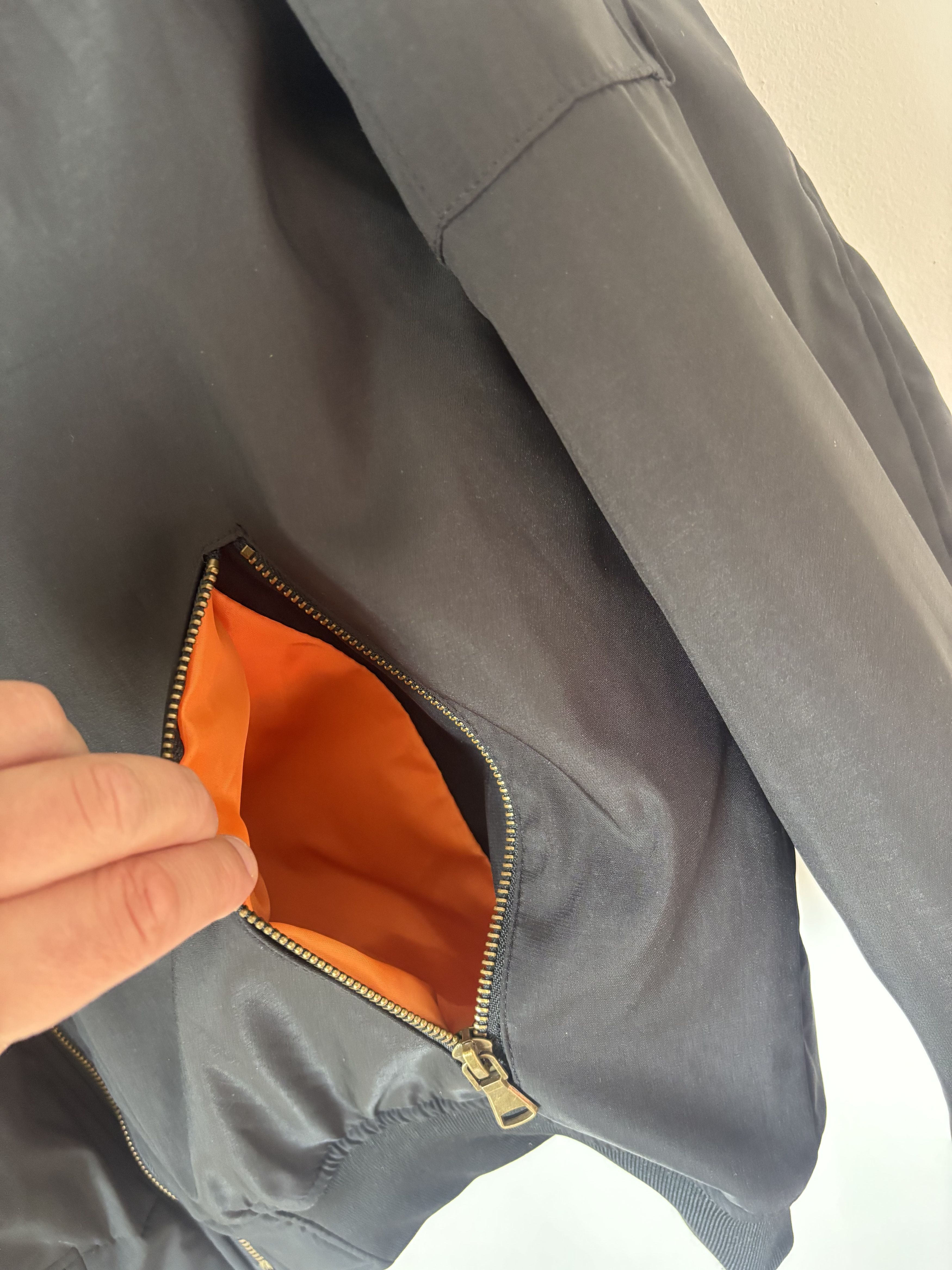 Other Black & Orange Quilted Padded Bomber Jacket XXL Size US XXL / EU 58 / 5 - 5 Thumbnail