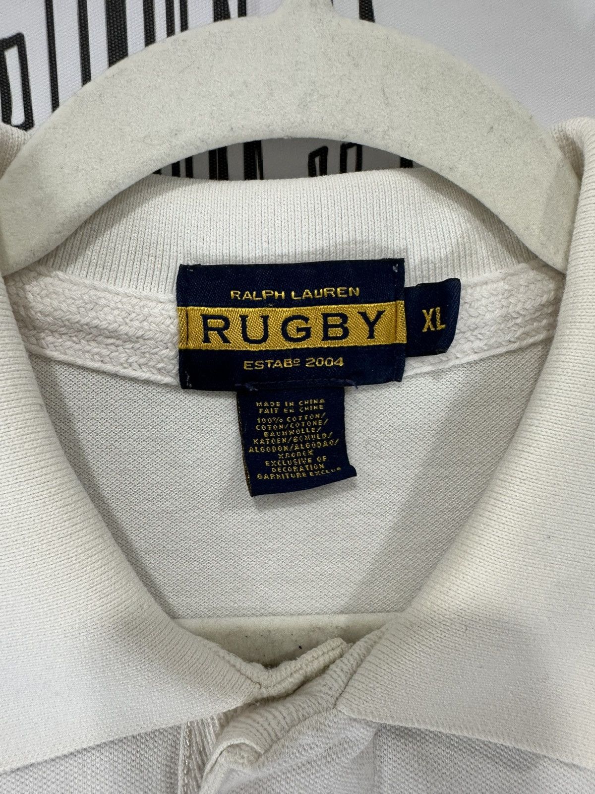 Rugby Ralph Lauren Rugby Ralph Lauren Kicker Crest Rugby Off-White XL Size US XL / EU 56 / 4 - 5 Thumbnail