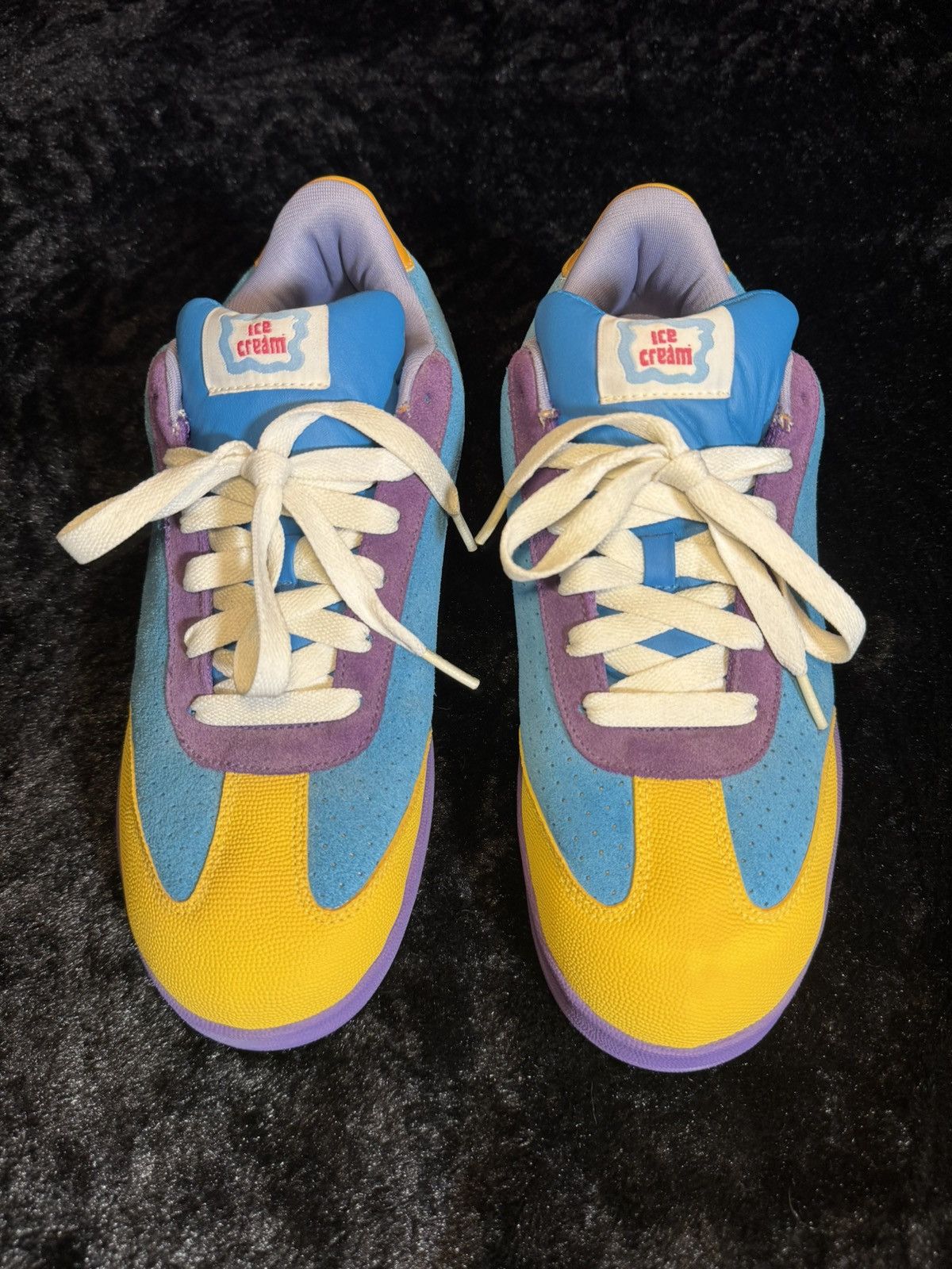 image of Icecream x Reebok Ice Cream Board Flip Blue Yellow Purple Shoes, Men's (Size 10)