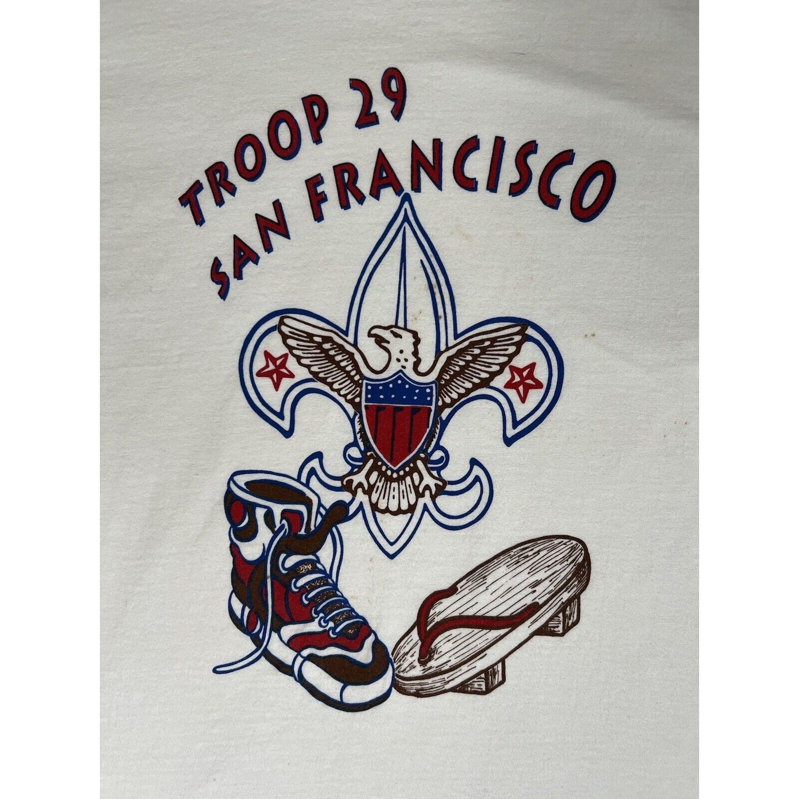 Vintage Vintage Boy Scout T-Shirt San Francisco Troop 29 Size XL Si Size US XL / EU 56 / 4 - 2 Thumbnail