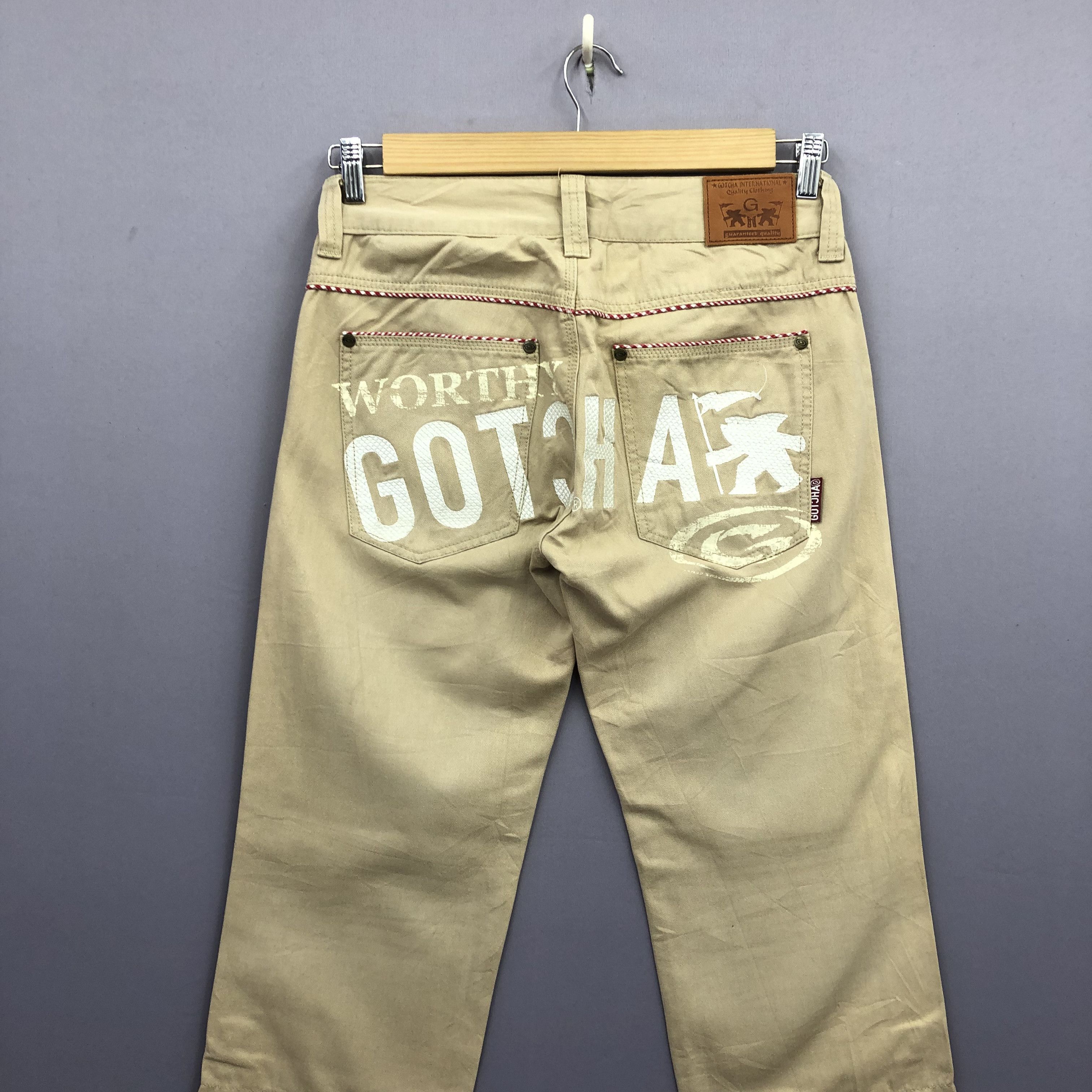 Gotcha Vintage Gotcha Jeans Surfwear Letterman Statement Denim Size US 28 / EU 44 - 5 Thumbnail