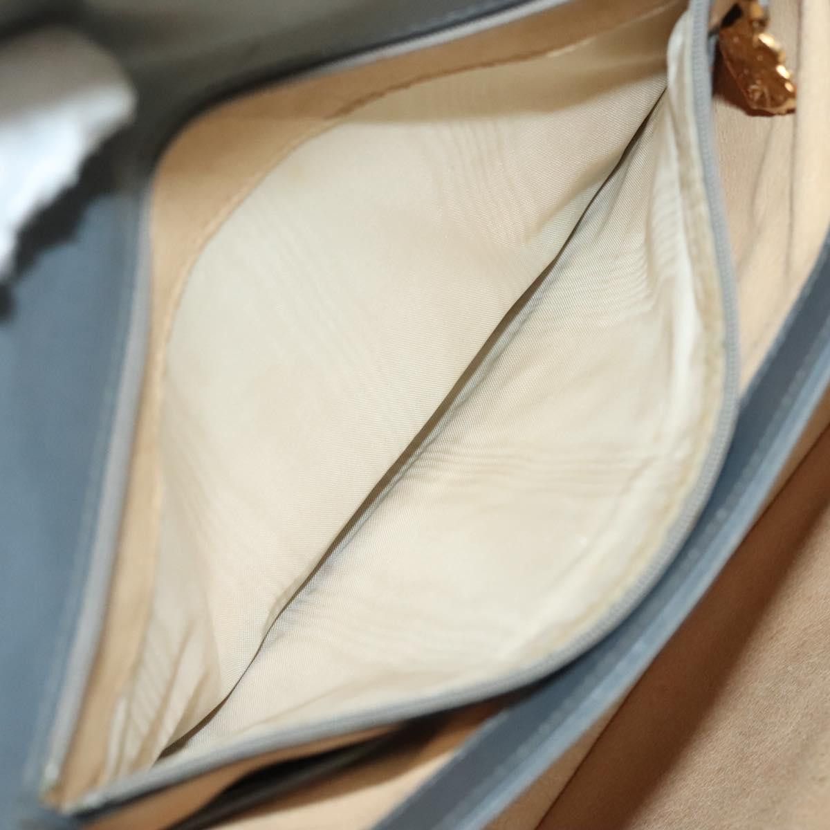 Gucci GUCCI Hand Bag Leather Gray Silver Size ONE SIZE - 22 Thumbnail