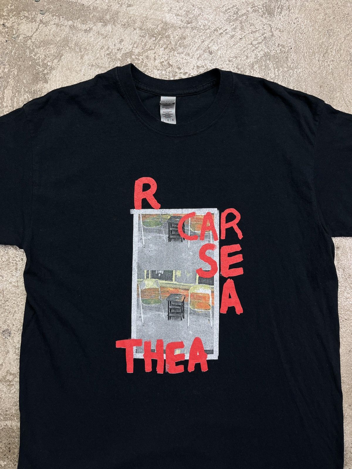 Vintage CAR SEAT HEADREST - MAKING A DOOR LESS OPEN RARE TEE - № 691 Size US L / EU 52-54 / 3 - 3 Thumbnail