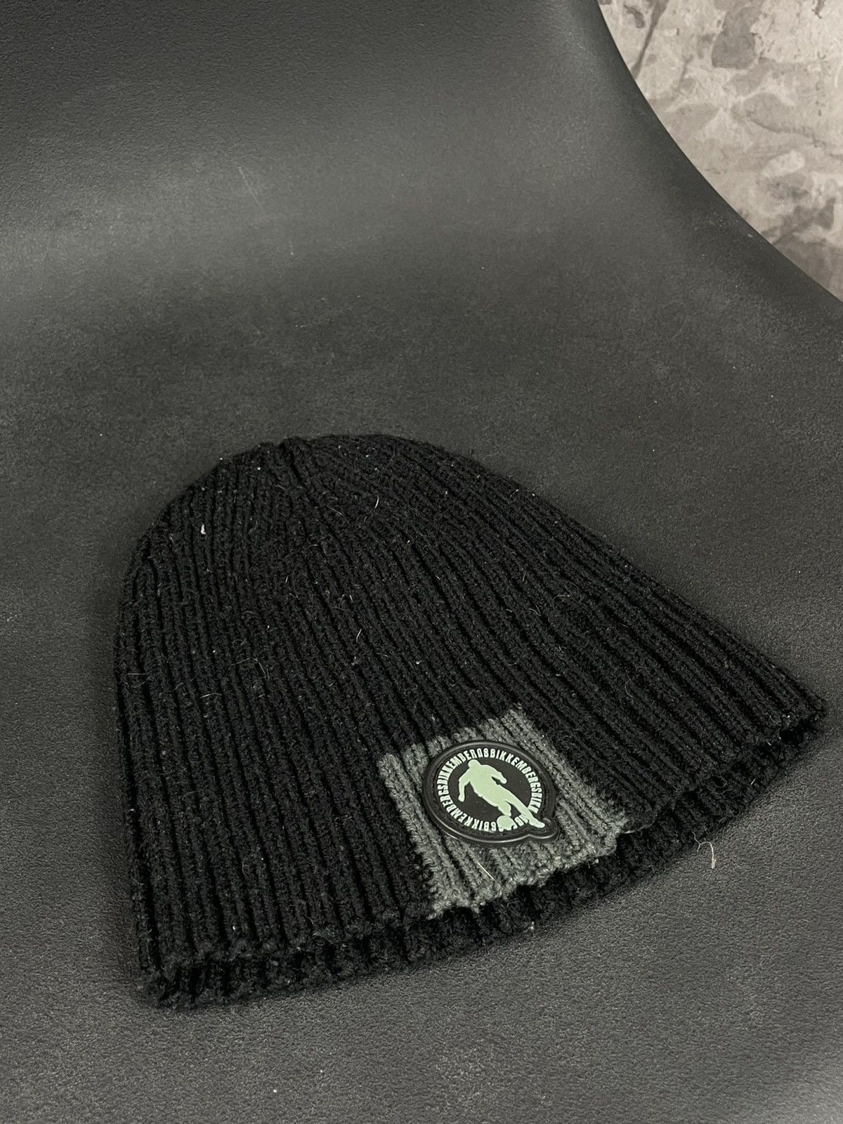 Dirk Bikkembergs × Vintage Dirk Bikkembergs Knit Beanie Y2K Vintage Hat Size ONE SIZE - 1 Thumbnail