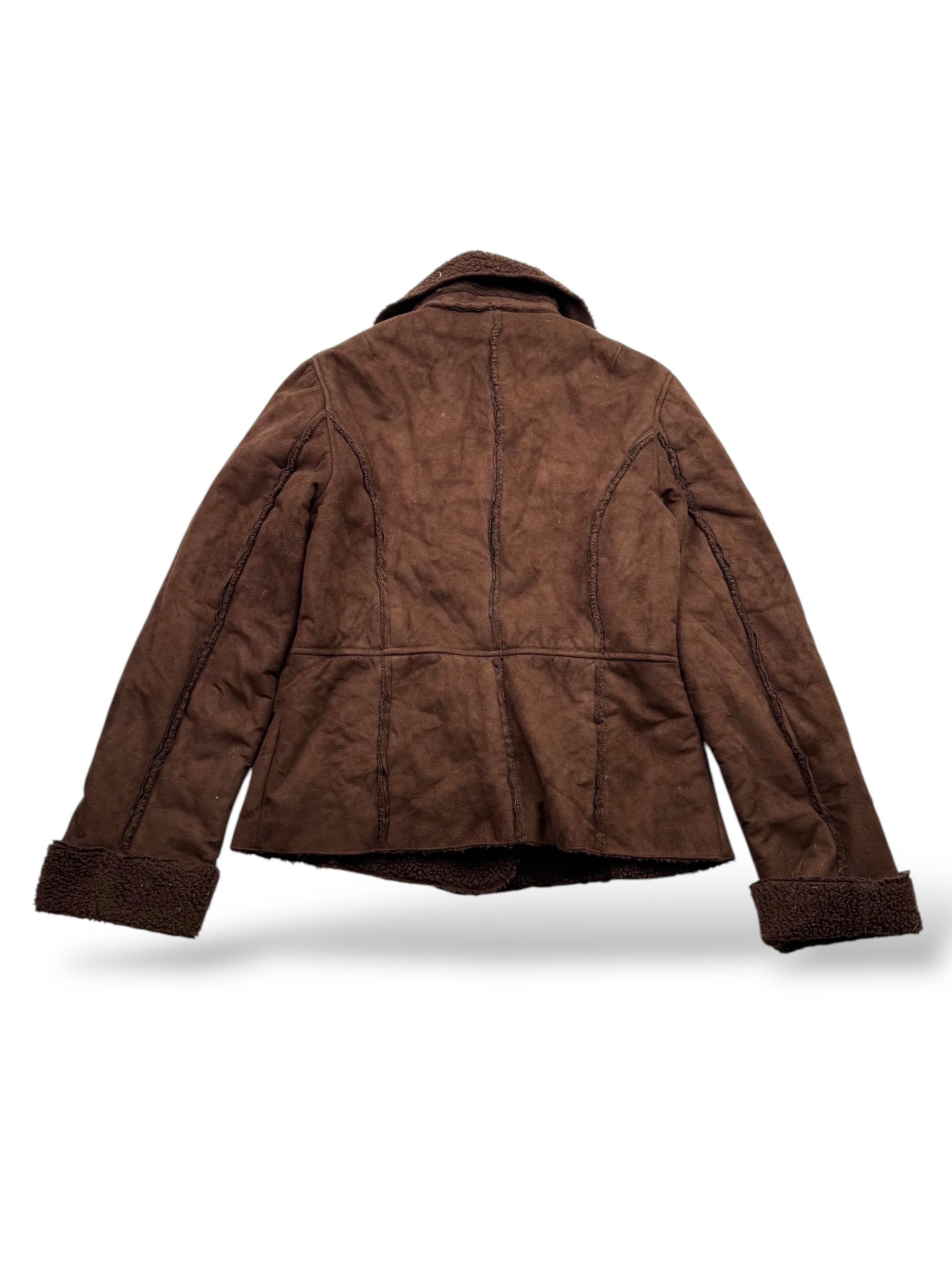 Japanese Brand Vintage Faux Sheepskin Cropped Jacket W75(V9) Size M / US 6-8 / IT 42-44 - 5 Thumbnail