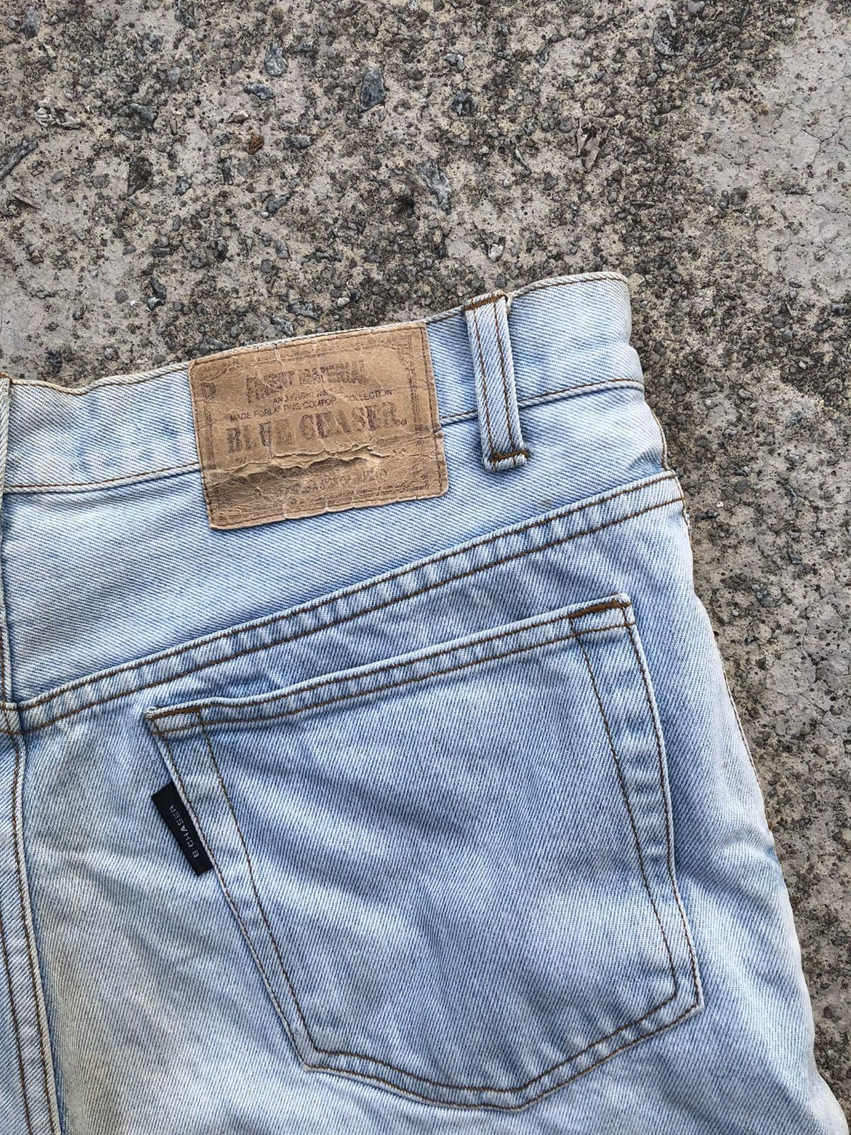 Vintage Custom Jeans Smiley Size US 33 - 4 Thumbnail