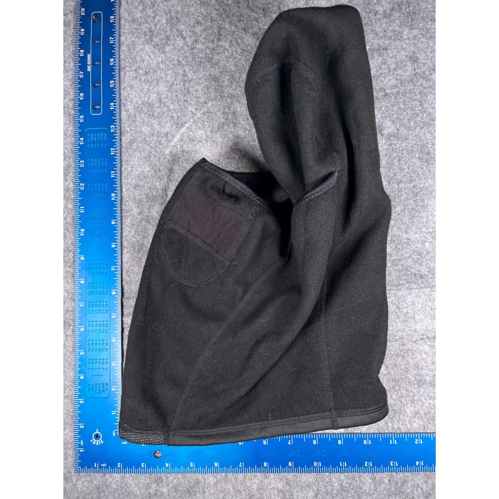 Vintage Balaclava Hat/Cap Adult One Size Black Polyester Fleece Lightweight Outdoor Ski Snowboarding Winter Winter Wear Men Size ONE SIZE - 6 Thumbnail
