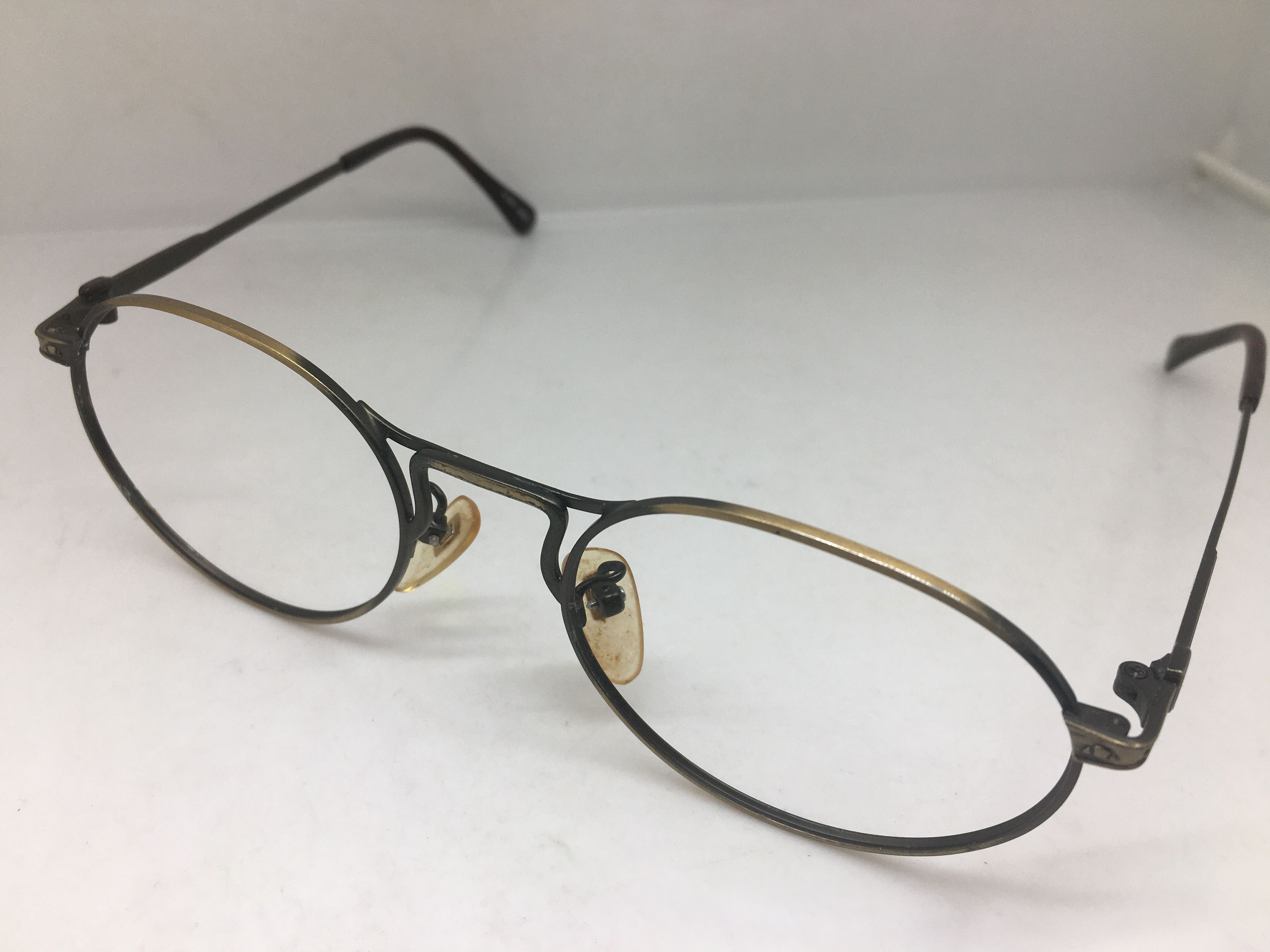 Vintage Vintage Antique Copper Oval Aristocratic Eyeglasses Frame Size ONE SIZE - 3 Thumbnail