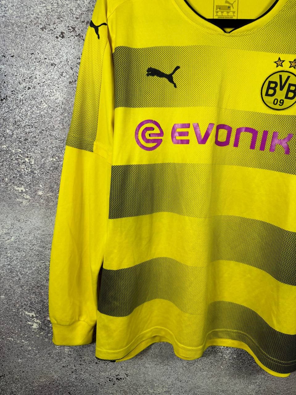 Puma × Vintage REUS Vintage Borussia Dortmund 2017/18 Puma Soccer Jersey Size US L / EU 52-54 / 3 - 6 Thumbnail