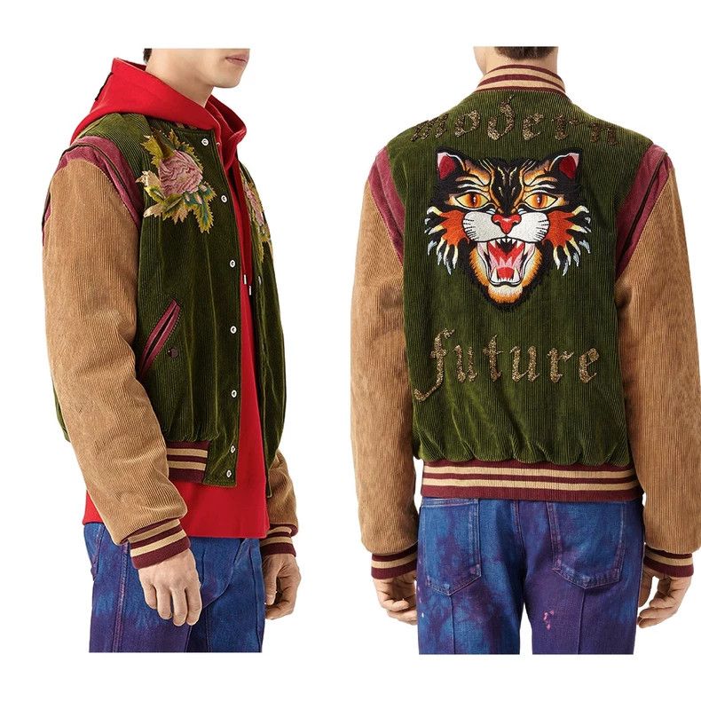 Gucci Gucci Cat head corduroy jacket Size US M / EU 48-50 / 2 - 9 Thumbnail