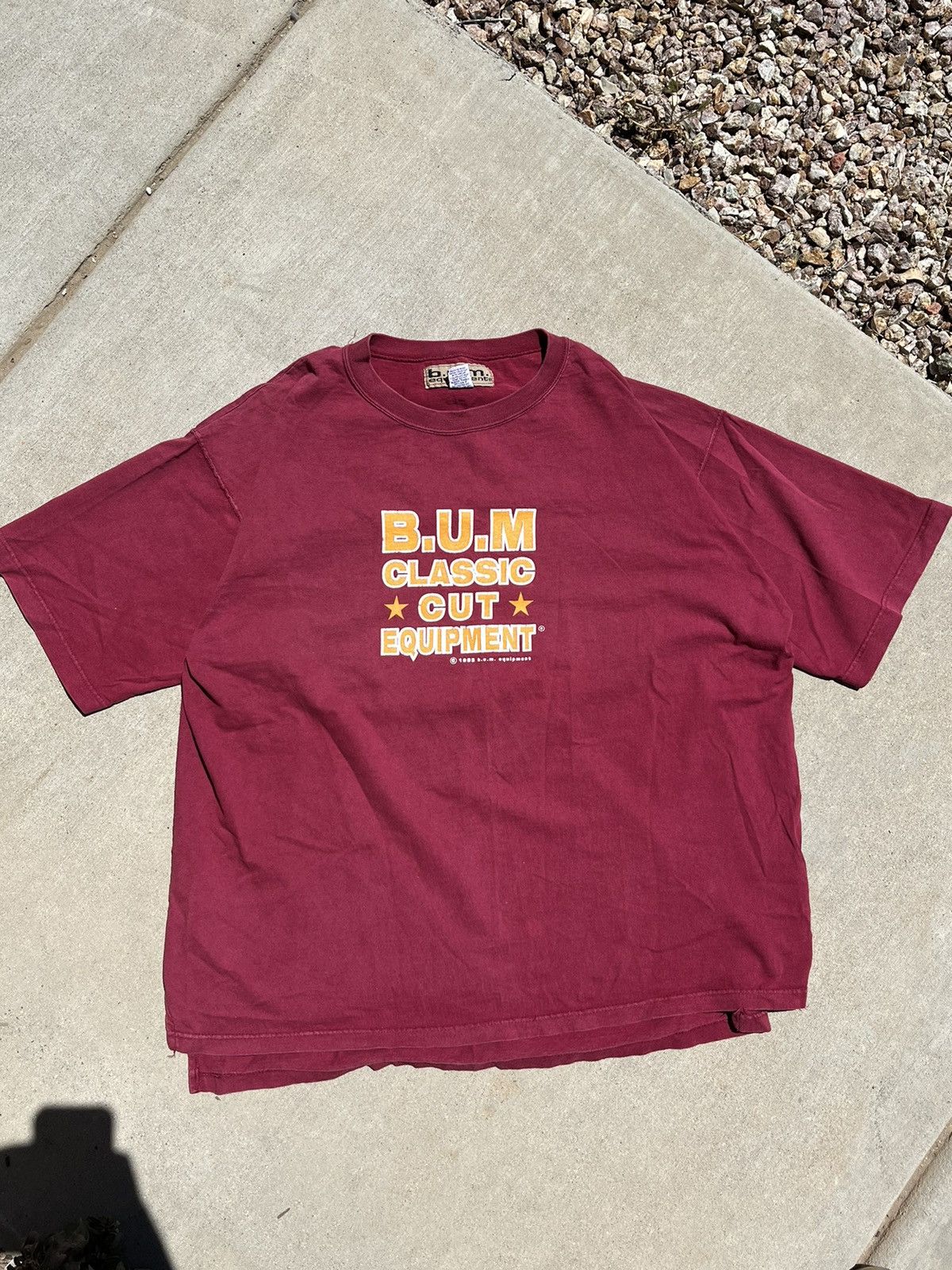 B.U.M Equipment × Vintage Vintage 90s B.U.M Tshirt Size US L / EU 52-54 / 3 - 1 Thumbnail