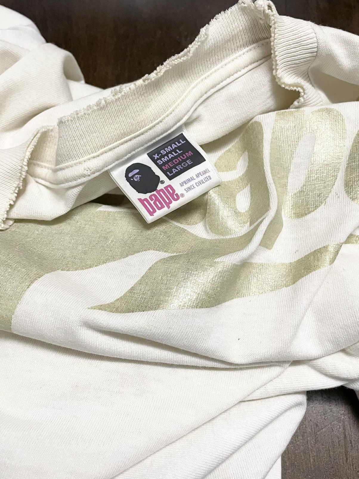 Bape Vintage Designer Bape Star Iconic Single Stitch Distressed Size US M / EU 48-50 / 2 - 12 Thumbnail