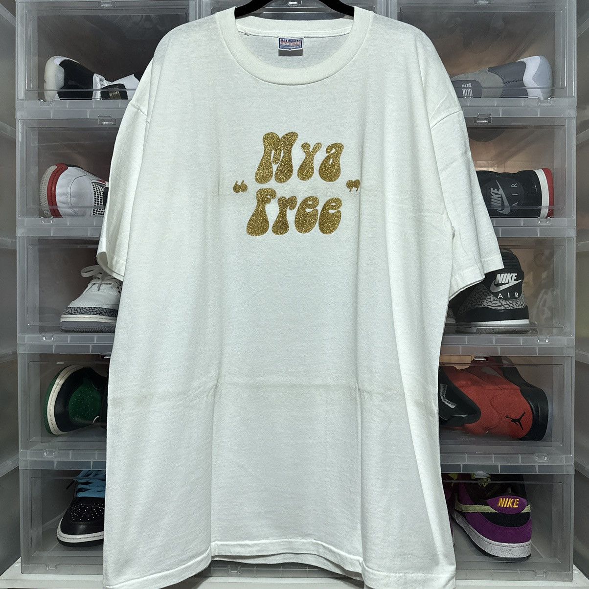 Rap Tees × Vintage Vintage Mya Free Music Promo Tee XL Size US XL / EU 56 / 4 - 1 Thumbnail