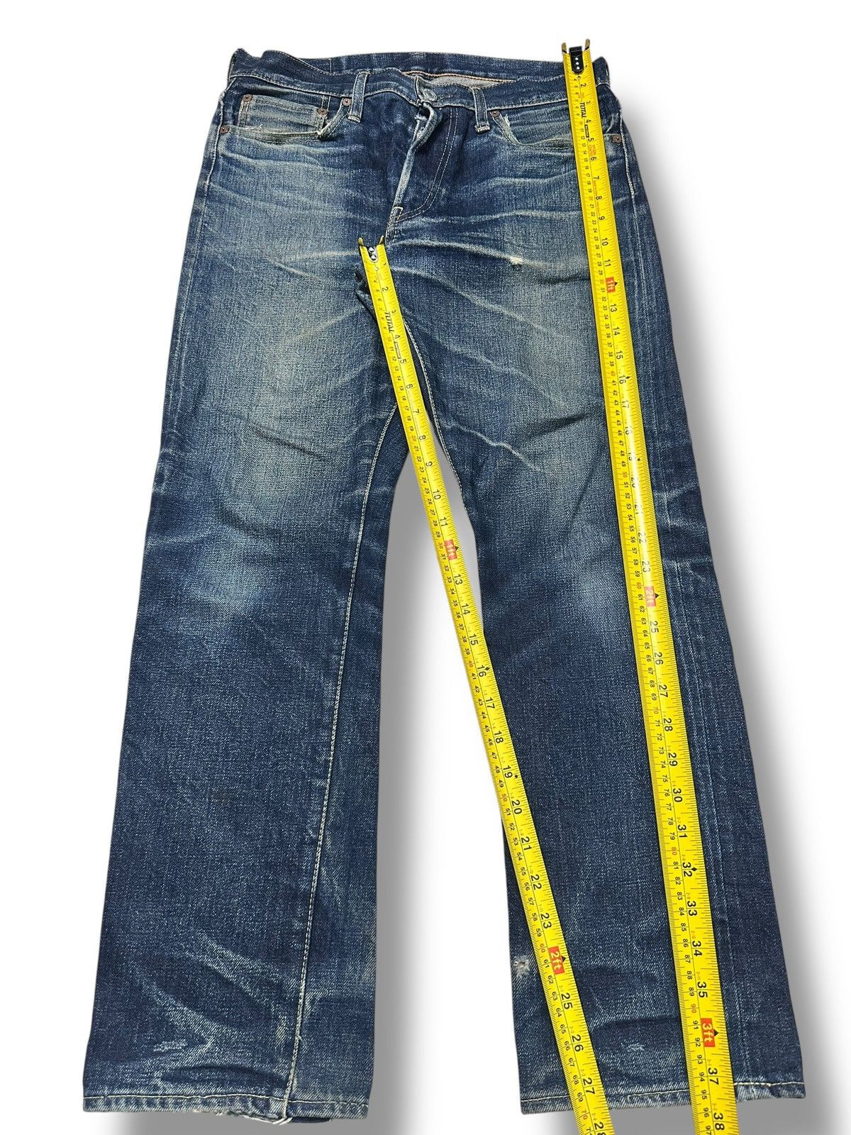 Denime Denime Vintage Selvedge Straight Loose With Faded Wash Size US 32 / EU 48 - 16 Thumbnail