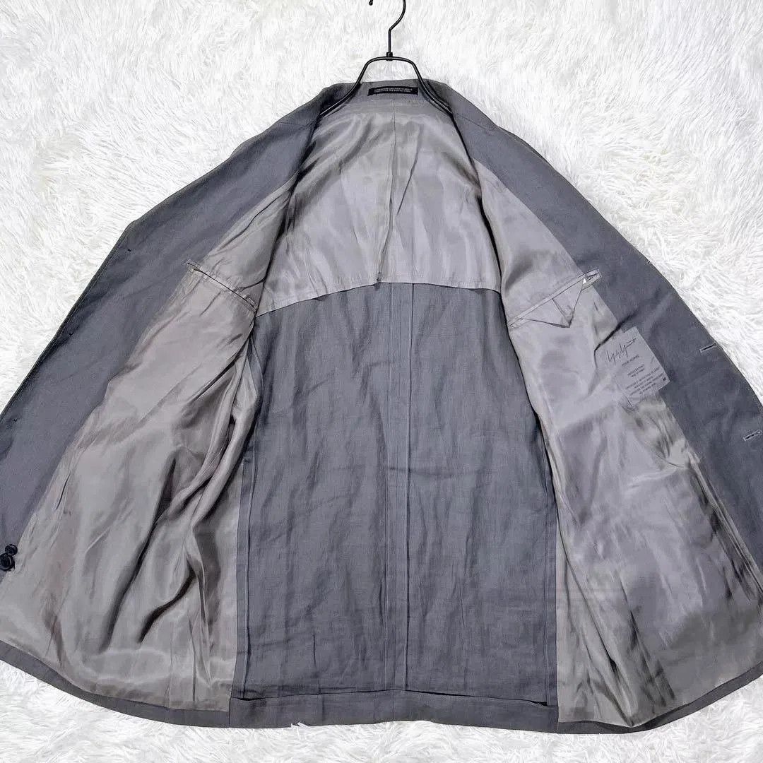 Yohji Yamamoto Gray Oversized Light Jacket. Size US M / EU 48-50 / 2 - 3 Thumbnail