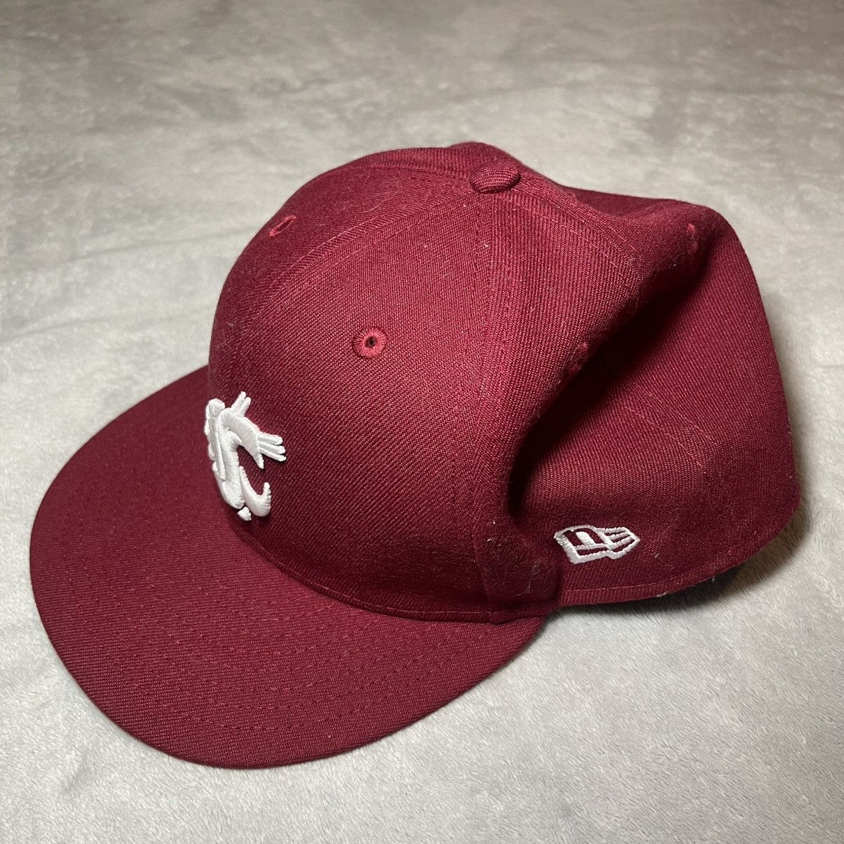 New Era Washington State Cougars New Era 59FIFTY Fitted Hat 7 1/2 Size ONE SIZE - 2 Thumbnail