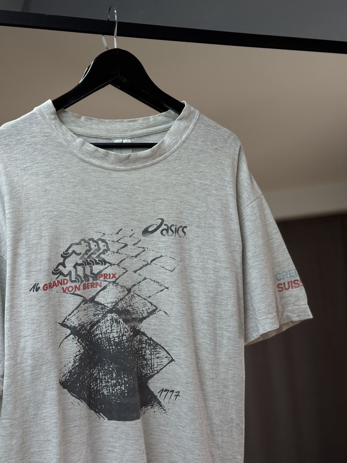 Asics Vintage Asics Grand Prix Von Bern 1997 T-shirt Size US L / EU 52-54 / 3 - 2 Thumbnail