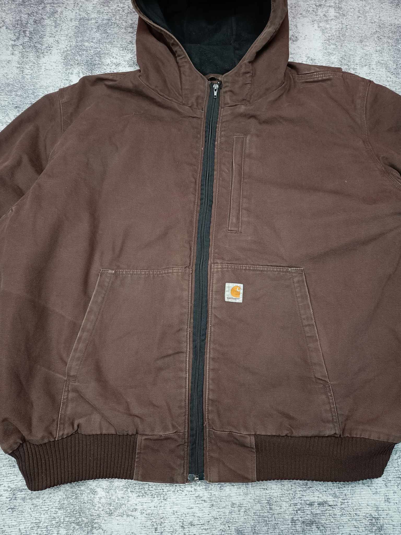 Carhartt × Vintage Carhartt Active Workwear Jacket Vintage 90s Rare Brown Size US XXL / EU 58 / 5 - 5 Thumbnail