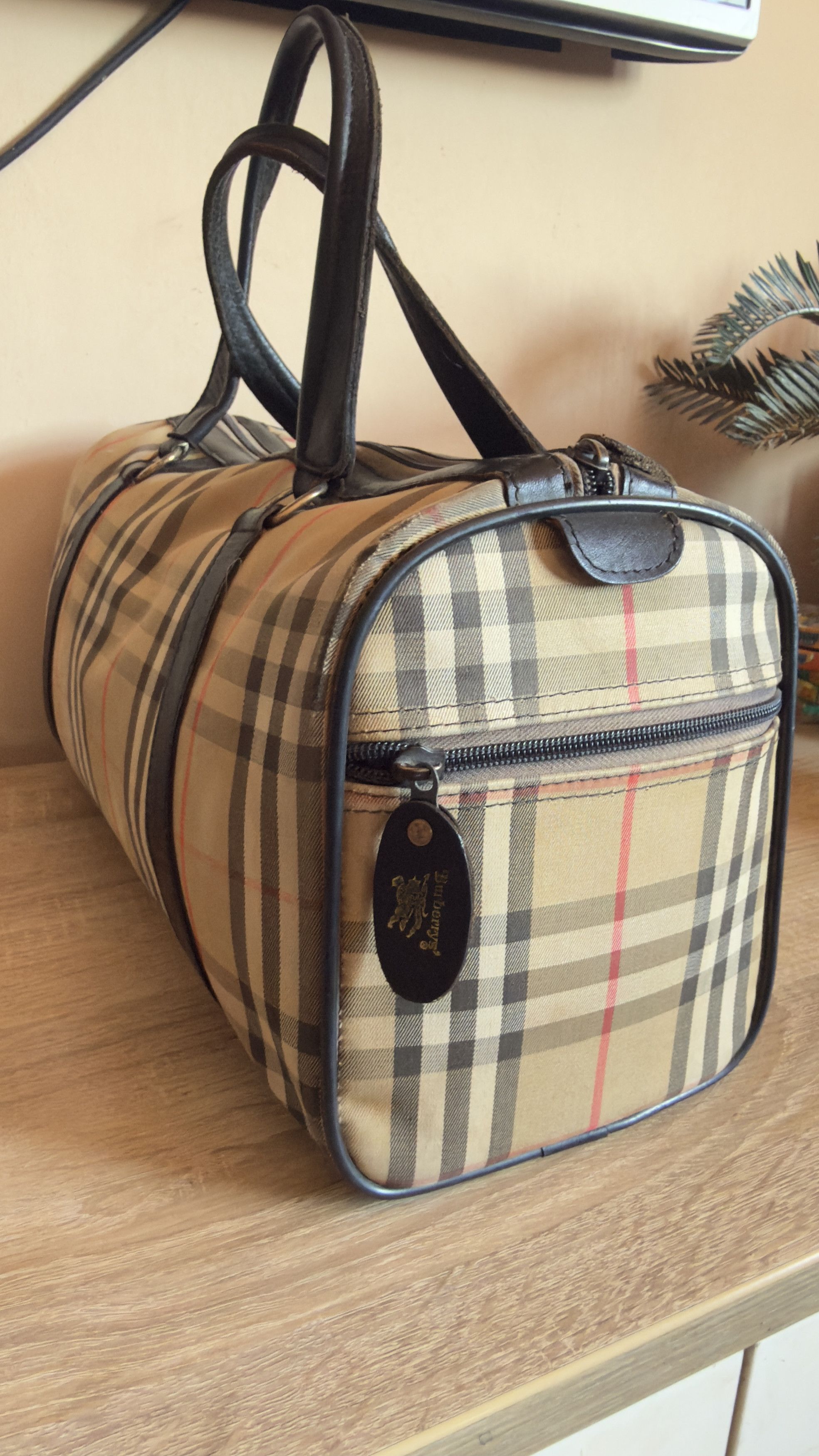 Burberry Vintage 70s Burberry novacheck duffle travel bag Size ONE SIZE - 4 Thumbnail