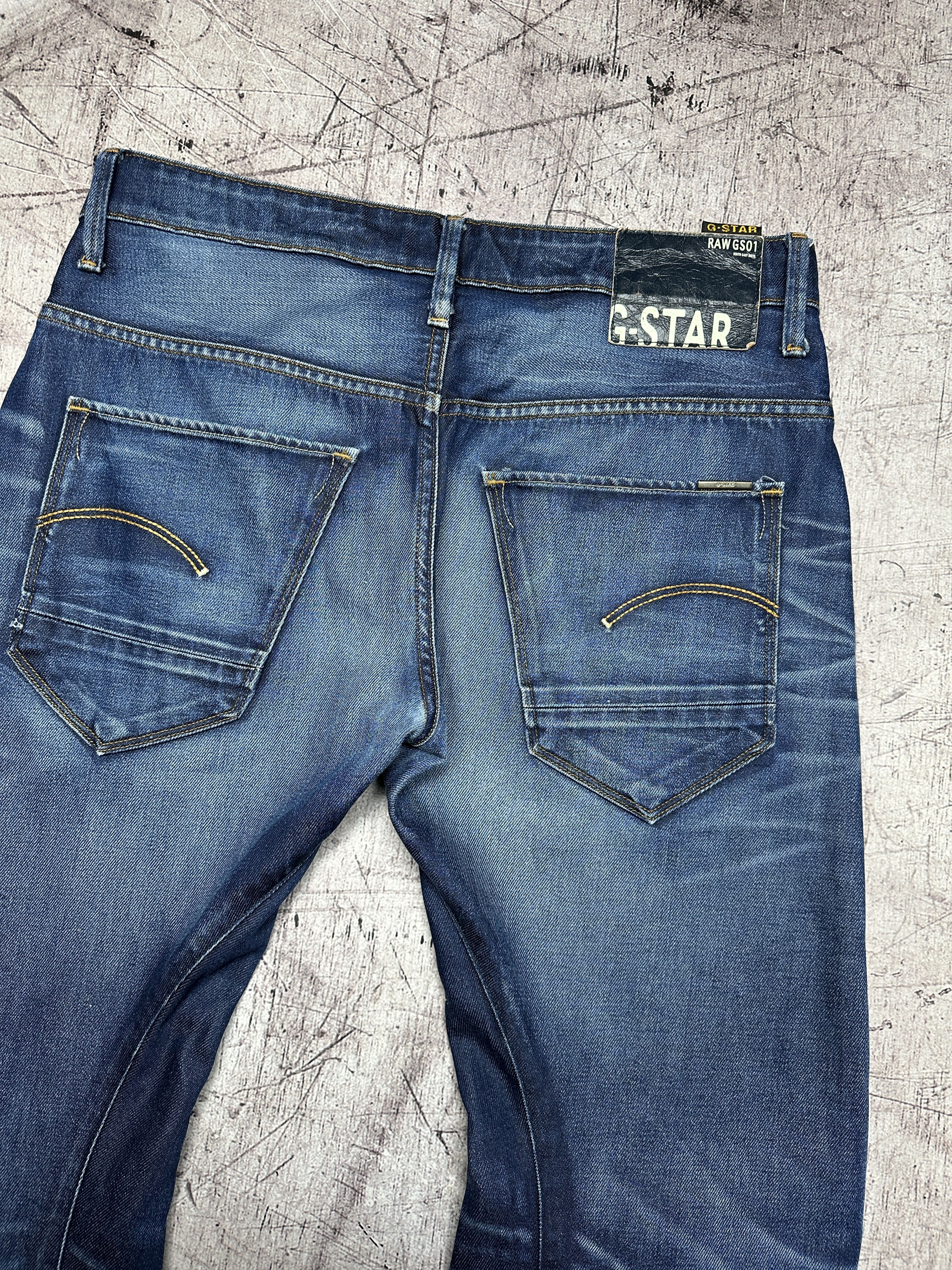 G-Star G Star Raw Mens Arc 3D Slim Denim Pants Jeans Size US 32 / EU 48 - 6 Thumbnail
